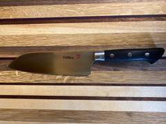 JapaneseChefsKnife.Com Hattori Forums FH Series FH-4A Santoku 170mm (6.6inch, African Blackwood Handle) Review