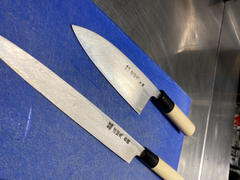 JapaneseChefsKnife.Com Mizuno Tanrenjo Akitada Hontanren Series Blue Steel No.2 Deba (105mm to 225mm, 9 sizes) Review