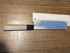 JapaneseChefsKnife.Com Mizuno Tanrenjo Akitada Ao Hagane DX Series Blue Steel No.1 Usuba (165mm to 240mm, 6 sizes) Review