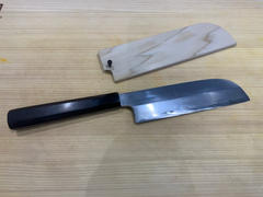 JapaneseChefsKnife.Com Mizuno Tanrenjo Akitada Ao Hagane DX Series Blue Steel No.1 Kama Usuba (165mm to 240mm, 6 sizes) Review