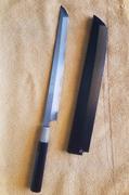 JapaneseChefsKnife.Com Fu-Rin-Ka-Zan Limited, FSO-13 Blue Steel No.1 Suminagashi Sakimaru Takohiki 270mm (10.6 inch) Review