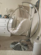 Modholic Hanging Bubble Chair With Stand - Silver Cushions Review