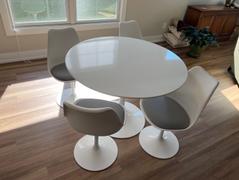 Modholic Tulip 48 Fiberglass Dining Table & Chairs Set Review