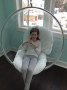 Modholic Hanging Bubble Chair With Stand - Silver Cushions Review