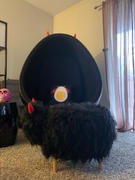Modholic Easter Egg Chair, Black & Black Review