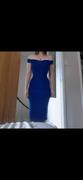 Pretty Kitty Fashion Royal Blue Cap Sleeve Crossover Top Bardot Wiggle Pencil Dress Review