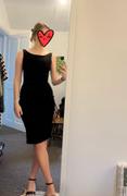 Pretty Kitty Fashion Black 40s Bodycon Sleeveless Hollywood Wiggle Dress Review
