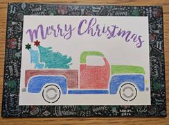 IdealStencils Truck & Tree Christmas Stencil Review