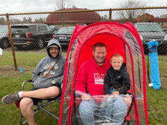 Under the Weather Wind and Rain Pod 40 x 40 1-Person Tapered Pop Up Pod | WeatherPod Review