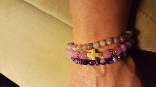 NOGU St. Augustine of Hippo | Gold Cross | Purple Jade Bracelet Review