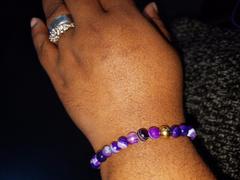 NOGU Reflection | Gold Essence Purple Lines Agate Bracelet Review