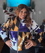 Route One Apparel Purple & Gold Maryland Flag / Sequin Jacket Review