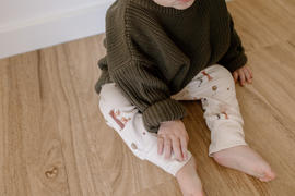 Kawaii Kids Autumn Bears Slouch Pants Review