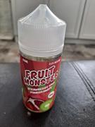 Vape Society Supply Strawberry Kiwi Pomegranate FRUIT MONSTER LIQUIDS 100ml Review