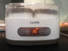 luvele EU Luvele Pure Yoghurt Maker | 4x 400ml Jars SCD & GAPS DIET | Total Capacity 1.5L Review