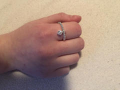 La Bouclette Bague en argent 925 petit coeur blanc Review