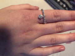La Bouclette Bague en argent 925 petit coeur blanc Review