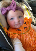 Stitchy Fish Trick or Treat Smocked Bloomer Set, Orange Bitty Dot Review