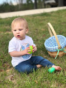 Stitchy Fish Egg Hunt Applique Shirt, White Review