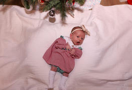 Stitchy Fish Guide My Sleigh Embroidered Bloomer Set, Red Review