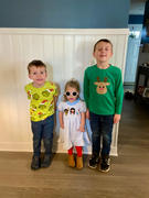 Stitchy Fish Island Princess Applique Ruffle Dress, Blue Review