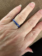 HappyLaulea Tungsten Carbide 4mm Ring with Lapis Lazuli Inlay - Dome Shape, Comfort Fitment Review