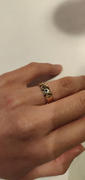 HappyLaulea 14K Gold Hawaiian Jewelry Ring [4mm or 6mm] Blue Diamond Setting Review