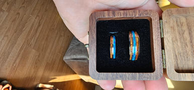 HappyLaulea Hand Made Premium Couples Wood Ring Box Review