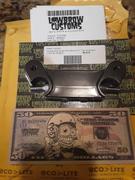 Lowbrow Customs Speedometer Gauge Riser Mount for 1 inch T-Bar Handlebars - Black Review