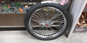 Lowbrow Customs Complete 21 inch Spool Hub Chopper Wheel - 5/8 inch Bearings Review
