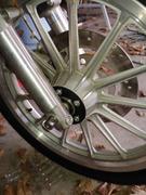 Lowbrow Customs #3321-1 Front Wheel Hub Plate 2000-2015 Harley-Davidson Sportster XL - Black Review