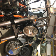 Lowbrow Customs 5-3/4 inch diameter Diamond Black Halogen Headlight - Clear Lens Review