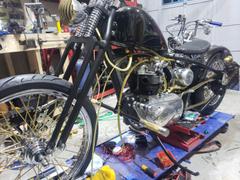 Lowbrow Customs Universal Springer Headlight Mount- Black Powdercoat Review