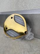 Lowbrow Customs Fish Scale Air Cleaner Cover for S&S Super E/G - Semi Polished Review