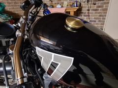 Lowbrow Customs Domed Screw-In Gas Cap for Harley-Davidson 1996 & later - Brass Review