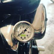 Lowbrow Customs 60 psi Oil Pressure Gauge - White Face Review