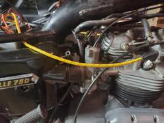 Lowbrow Customs 7mm Cloth 90 Degree Spark Plug Wire Sets - Yellow w/ Black and Red Tracers Review