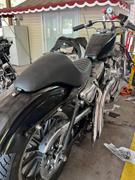 Lowbrow Customs Americano 2-Up Cafe Seat - Tuck and Roll - fits 1986-2003 Harley-Davidson Sportsters Review