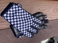 Lowbrow Customs Black & White Checkers Mesh Top Gloves Review