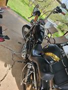 Lowbrow Customs Vans V-Twin Lock-On Cable Throttle Grips by ODI - Gum Rubber/Black Checkered Anodize - 1 Review