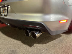 MBRP Exhaust Store Tip, 3" ID; 4" OD Dual OUT; Staggered Left 9.87"/ Right 9.37" length; Passenger Side, Single Wall, T304 Stainless Steel Review