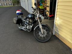 Moto Iron 19” × 2.5” Rear Tracker Wheel for 1973-2003 Harley