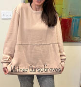 Wren + Glory 'Basic But Personalized' Painted Tan Crewneck Review