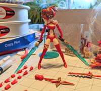 USA Gundam Store Kotobukiya USAGS Exclusive ASRA NINE-TAILS HOMURA Megami Device Model Kit Review