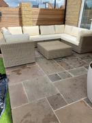 Alexander Francis Tosca Natural Brown Large U Shaped Rattan Sofa with Cream Cushions Review