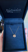 Enchanted Disney Fine Jewelry Enchanted Disney Fine Jewelry 10K Rose Gold with 1/20 CTTW Diamond Belle Rose Necklace Review