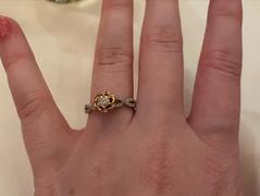 Enchanted Disney Fine Jewelry Enchanted Disney Fine Jewelry 14K Rose Gold and White Gold with 1/2 CTTW Diamond Belle Bridal Ring Review