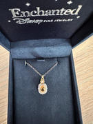 Enchanted Disney Fine Jewelry Enchanted Disney Fine Jewelry 14K Yellow Gold Over Sterling Silver with 1/6 CTTW Diamonds and Citrine Belle Pendant Necklace Review