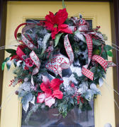 Ladybug Wreaths Merry Christmas - Glittering Door Wreath Review