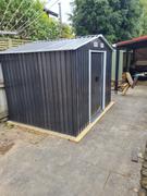 Deal Mart Garden Shed 8 x 6ft Shadow Grey Review